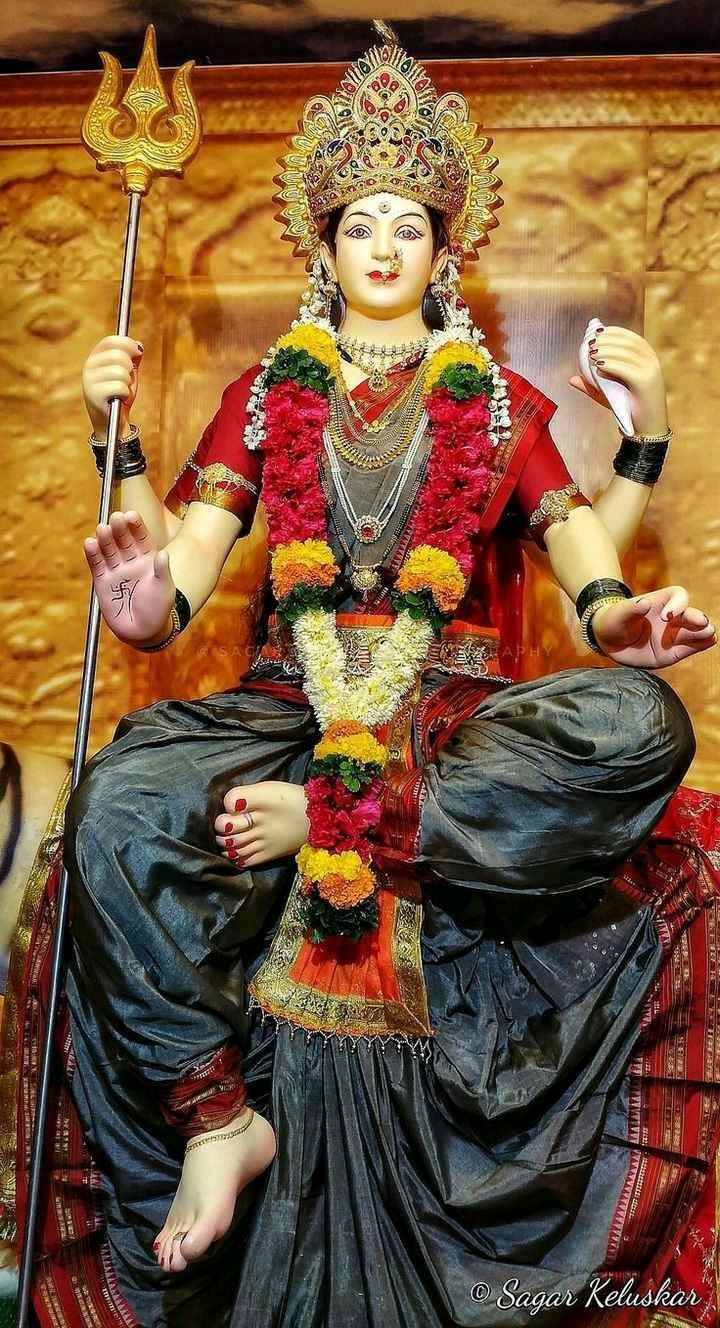 Maa Durga HD Image 1080 Wallpaper. Navratri puja, Durga image, Durga goddess