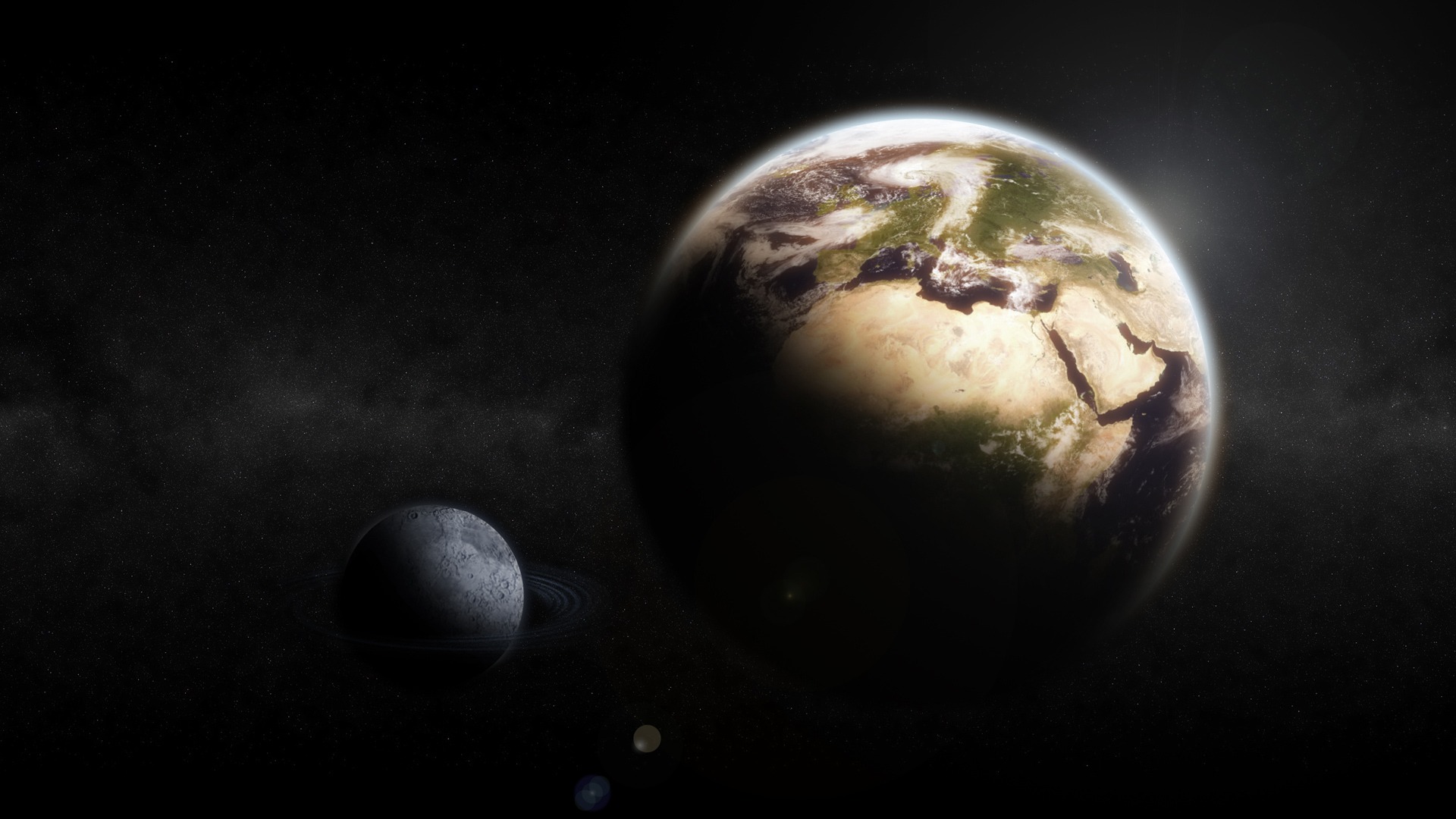 Earth Moon Wallpaper Space Nature Wallpaper in jpg format for free download