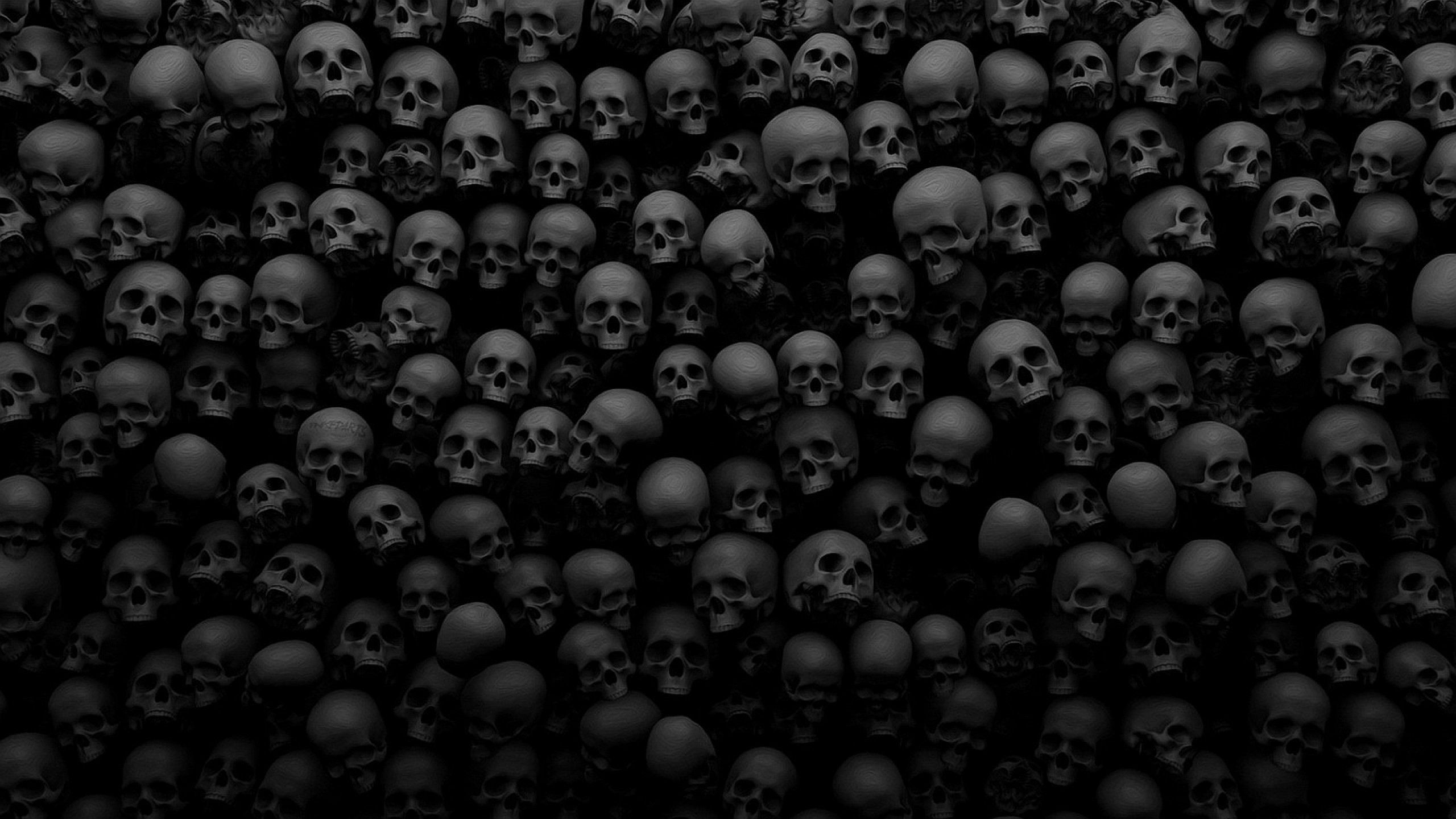 DARK evil horror spooky creepy scary wallpaper 2560x1440. Black skulls wallpaper, Scary wallpaper, Skull wallpaper