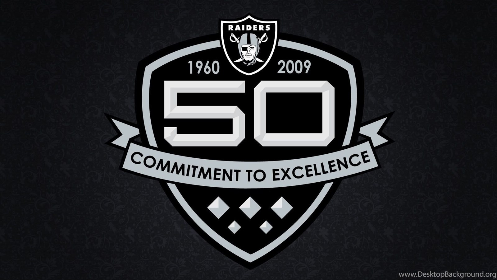 Oakland Raiders Logo Wallpaper Desktop Background