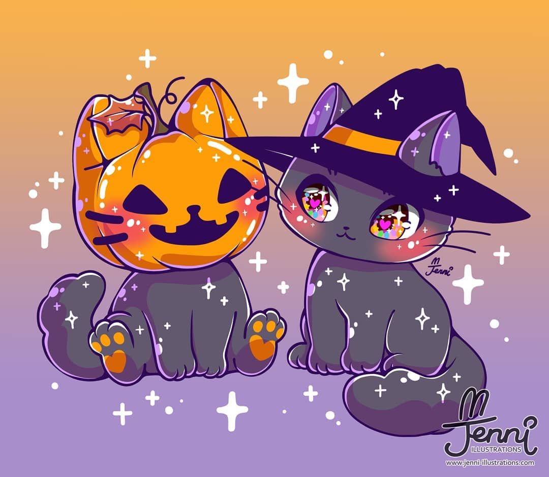 Kawaii wallpaper. Cute animal drawings kawaii, Cute anime cat, Cute drawings