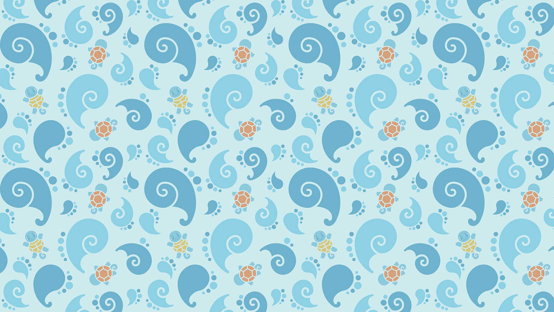 Wallpaper, pokemon, tile, cartoon, pattern 1920x1080