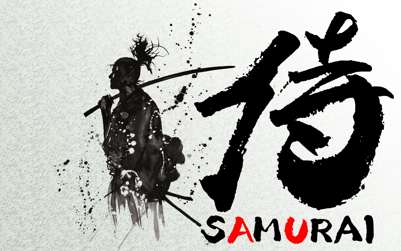Samurai Wallpaper Black And White Png