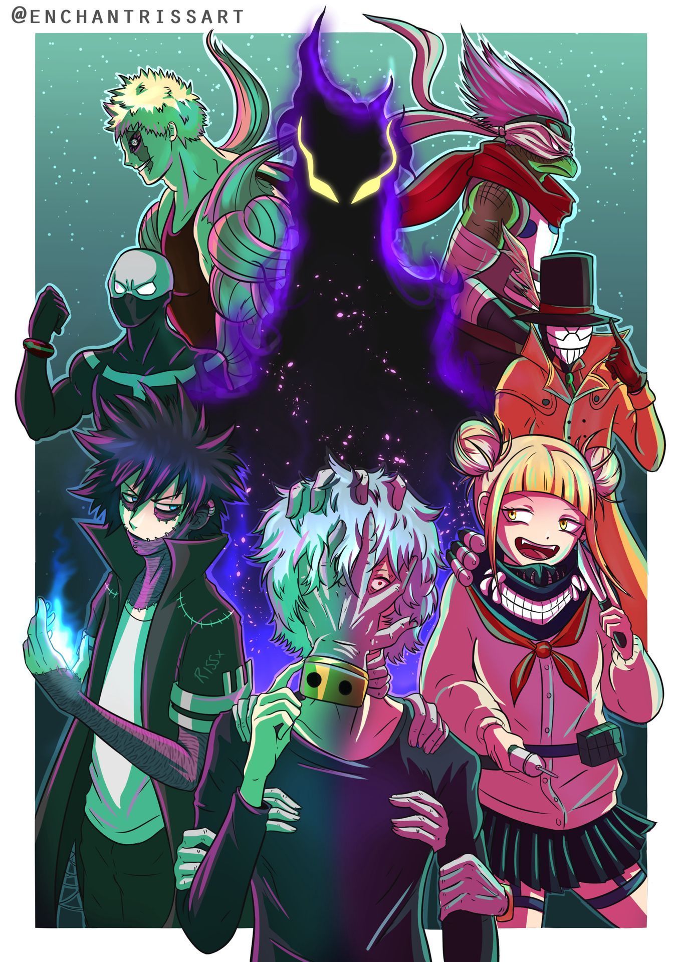 MHA BNHA Picture Book Of Villians. Anime, Anime Villians, Anime Wall Art