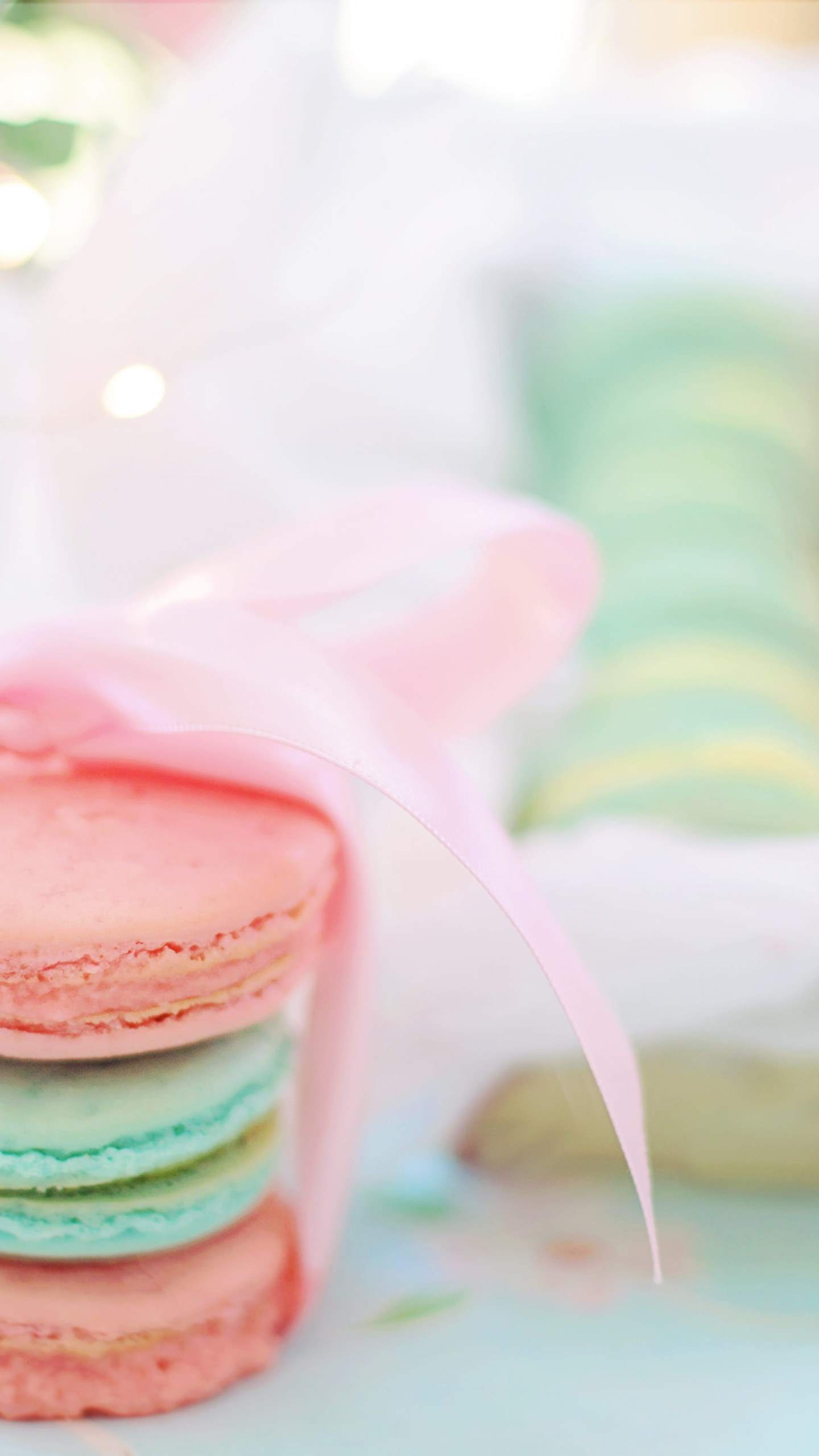 Macarons wallpaper, pink, aqua, pastels, cookies, biscuits, sweet, dessert • Wallpaper For You HD Wallpaper For Desktop & Mobile