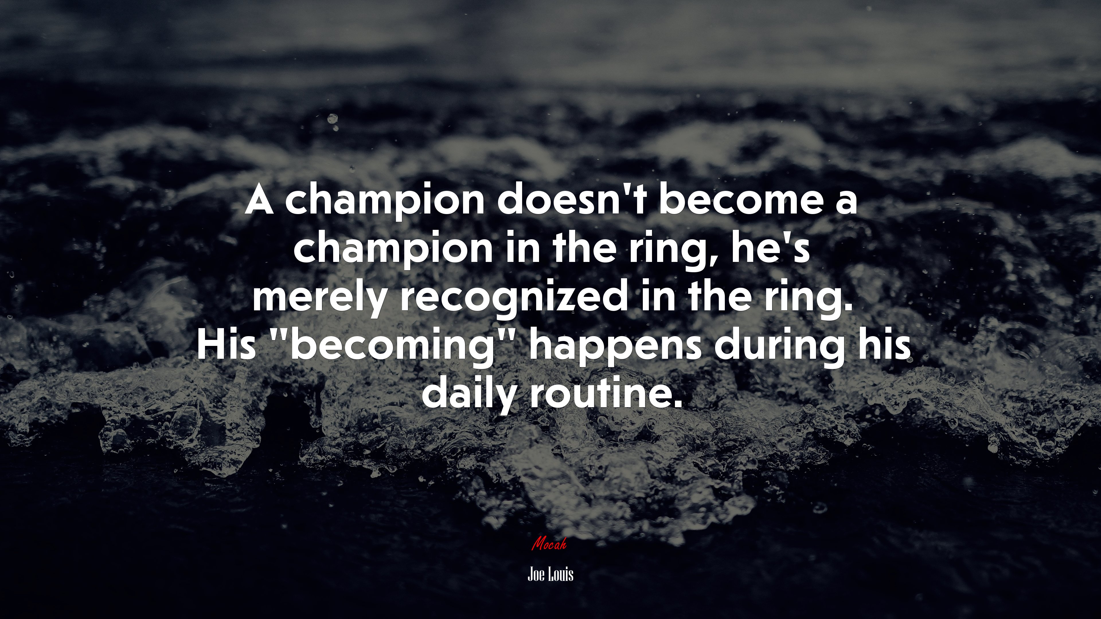 Joe Louis quote HD wallpaper, Background