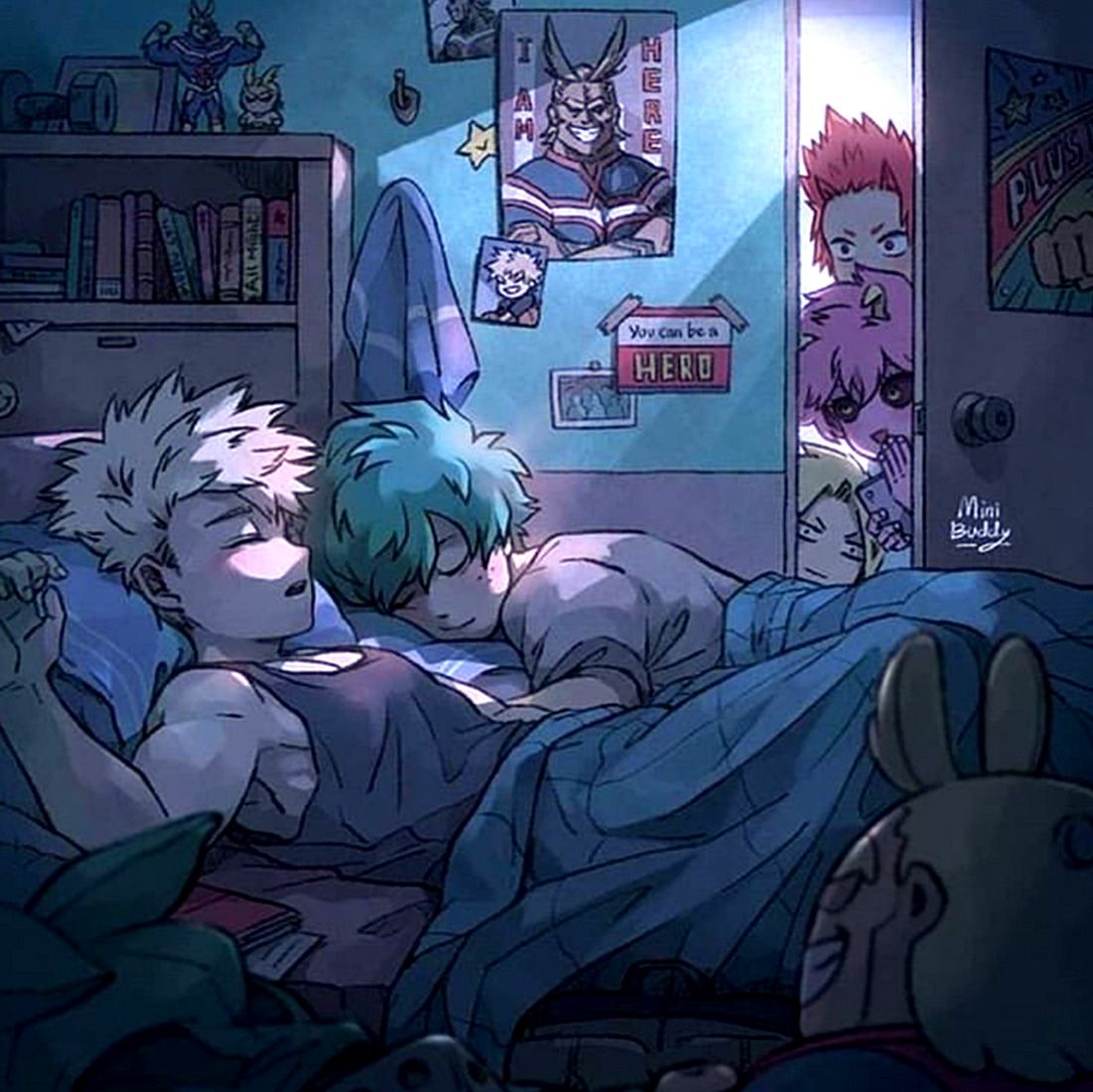 You can also upload and share your favorite Bakugou and Deku sleeping wallp...