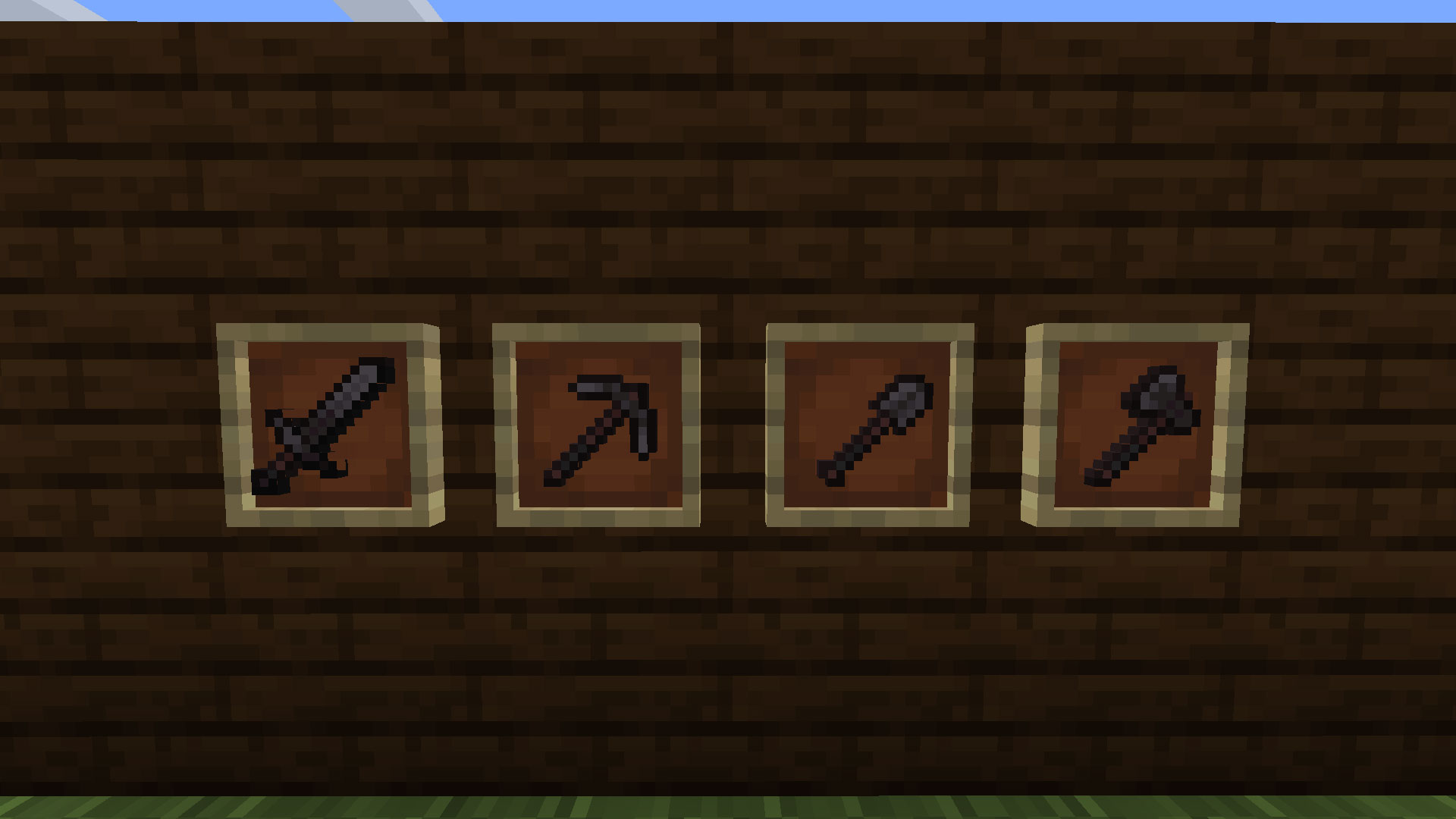 Minecraft Netherite tools craftable items and weapons