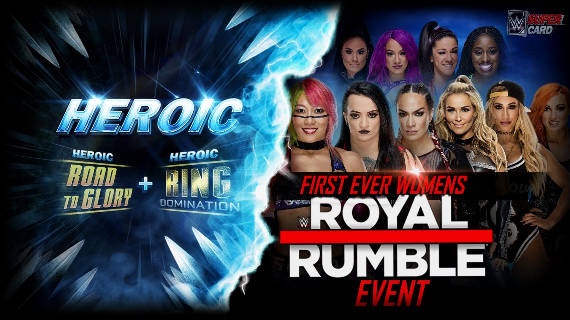 Free download WWE SuperCard News A Daring Heroic Journey and the First Ever [1920x1080] for your Desktop, Mobile & Tablet. Explore WWE Women's Royal Rumble Logo Wallpaper. WWE Women's