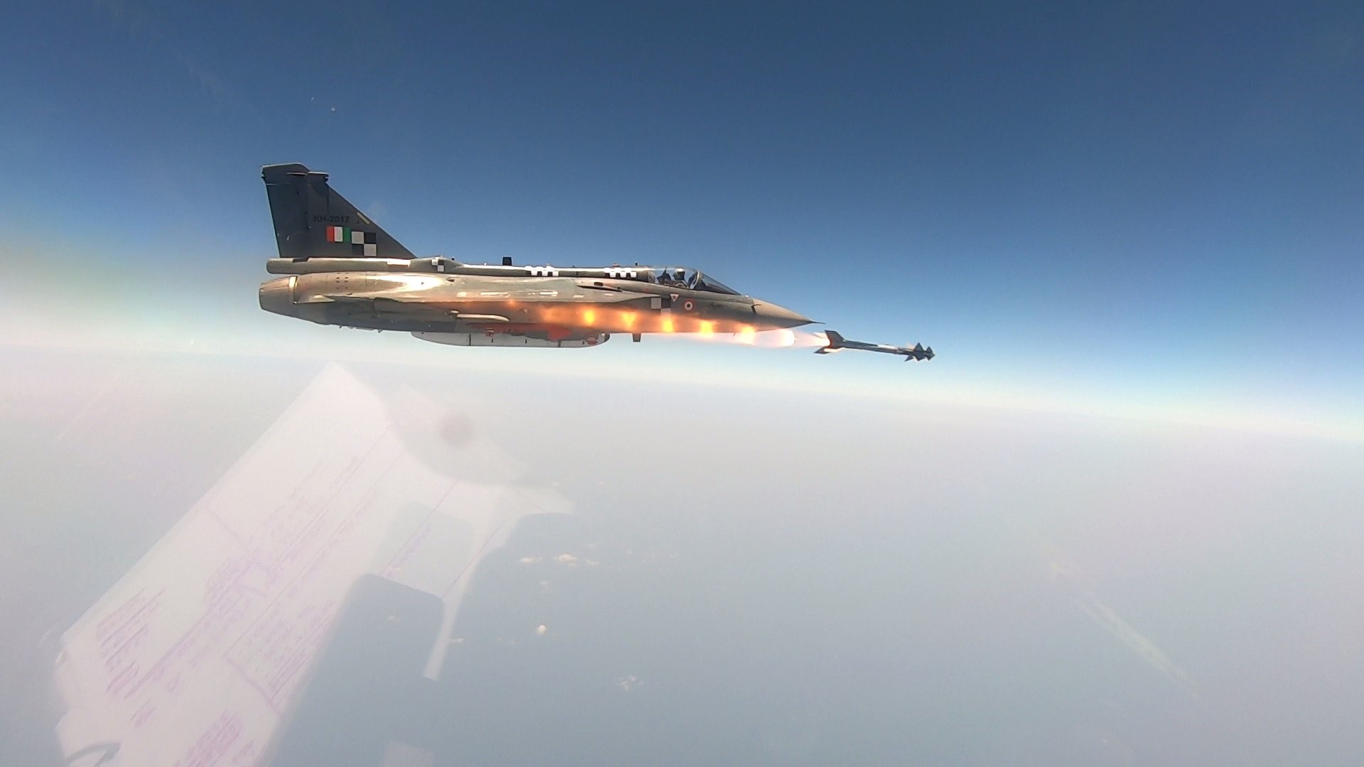 LCA Tejas Succesfully Test Fires 5th Generation Python 5 Close Ccombat Missile