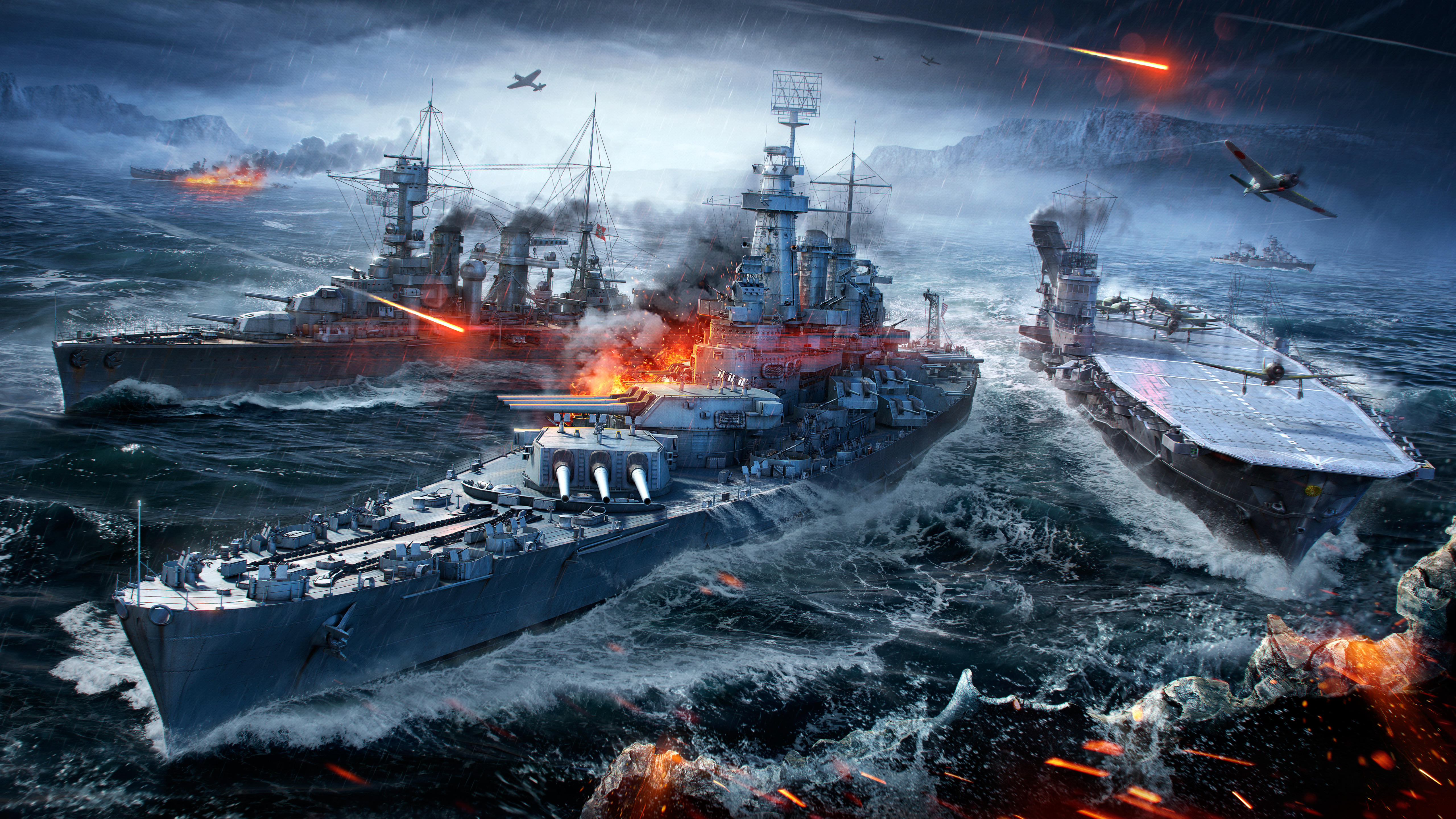 Naval 4K wallpaper for your desktop or mobile screen free and easy to download