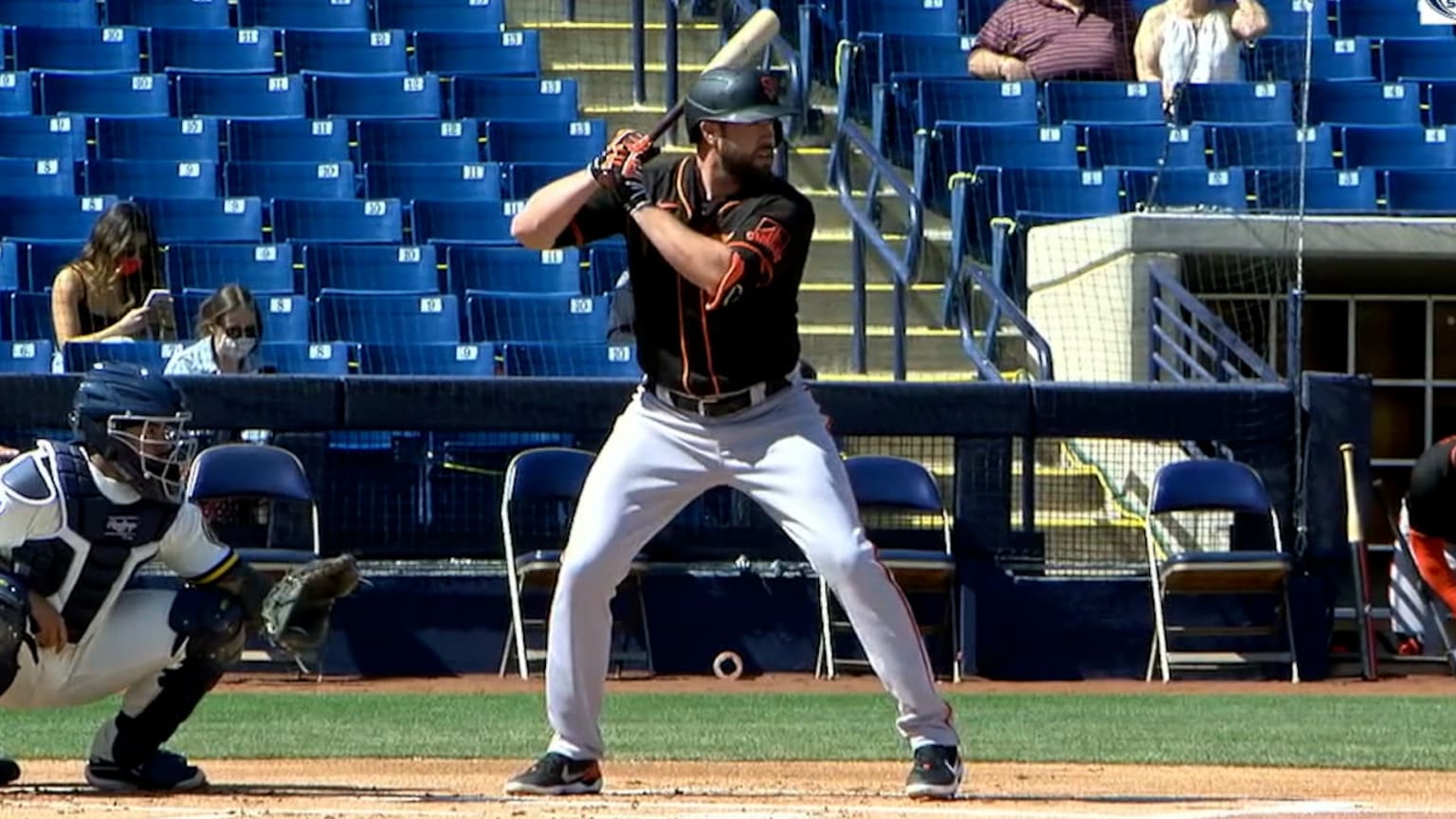 Darin Ruf Hit By Pitch 09 2021. St. Louis Cardinals