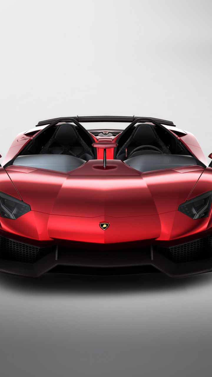 Download 720x1280 wallpaper red, sports car, lamborghini aventador, samsung galaxy mini s3, s5, neo, alpha, sony xperia compact z1, z2, z3, asus zenfone, 720x1280 HD image, background, 18307