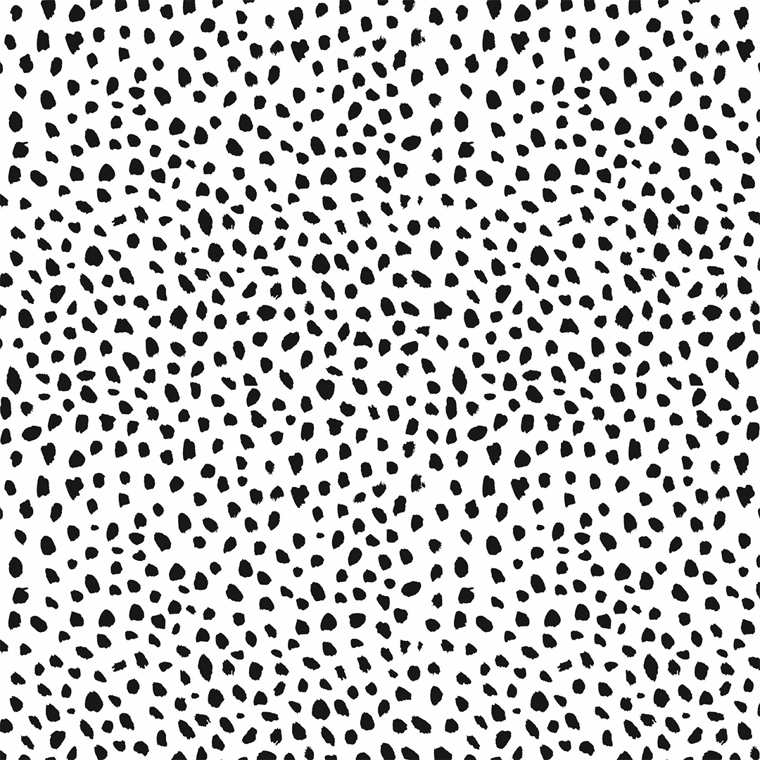 Aspyn Spots Wallpaper. Black and White Spot Wallpaper