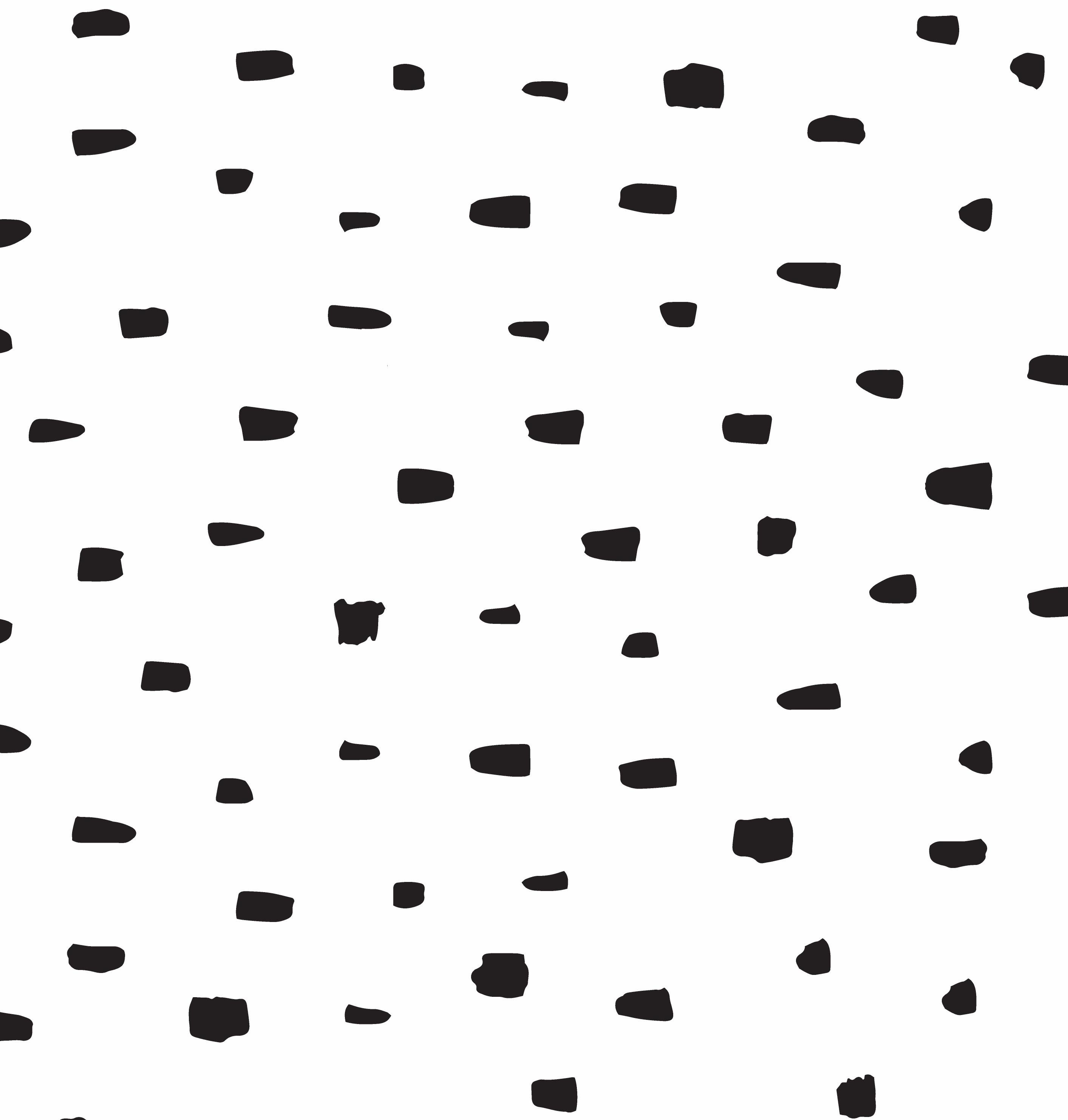 Black Dots Peel And Stick Wallpaper by The Wallberry in Wallpaper