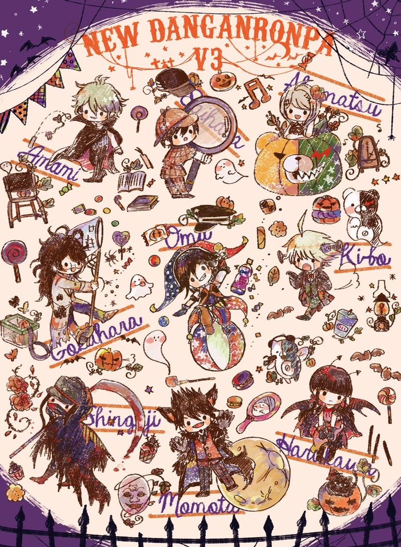 Danganronpa V3 Halloween. Danganronpa, Anime, Danganronpa characters
