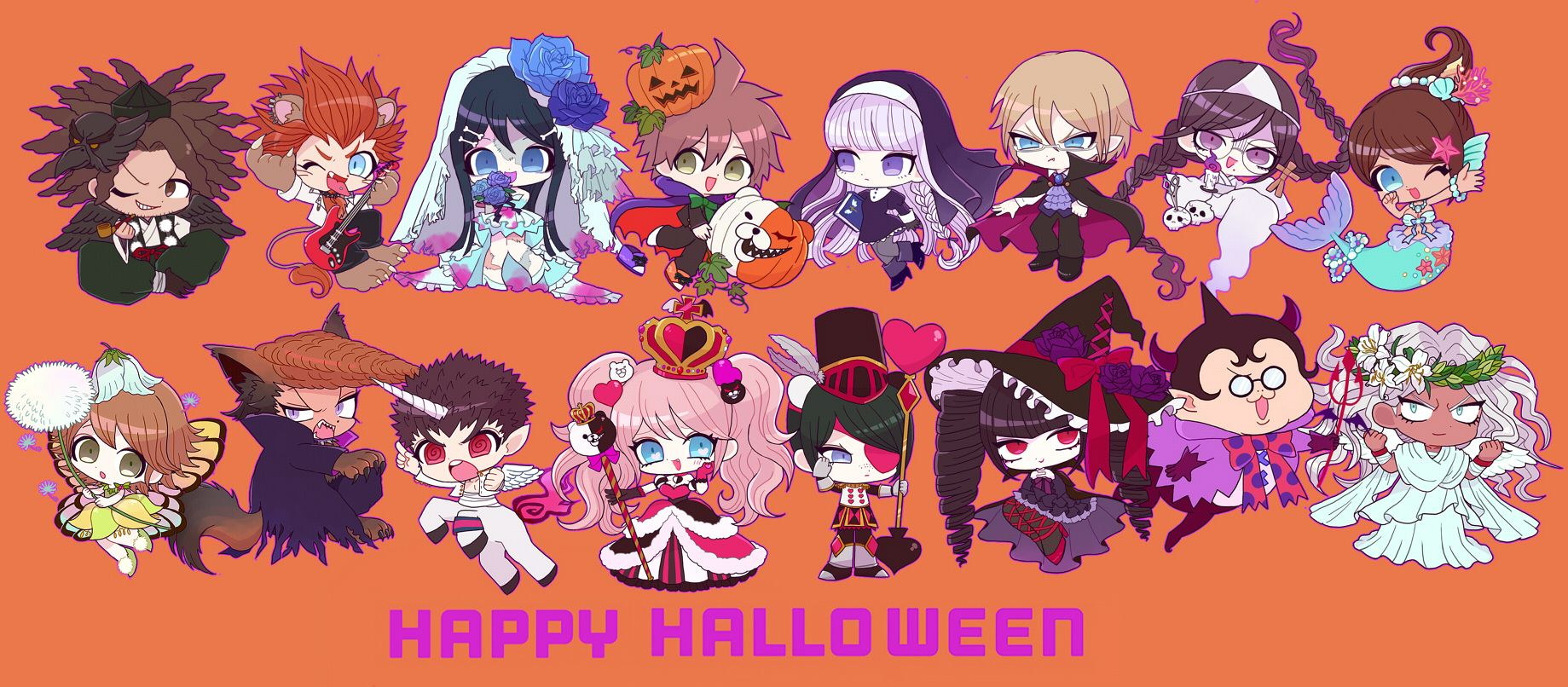 happy halloween. Danganronpa, Anime, Anime image