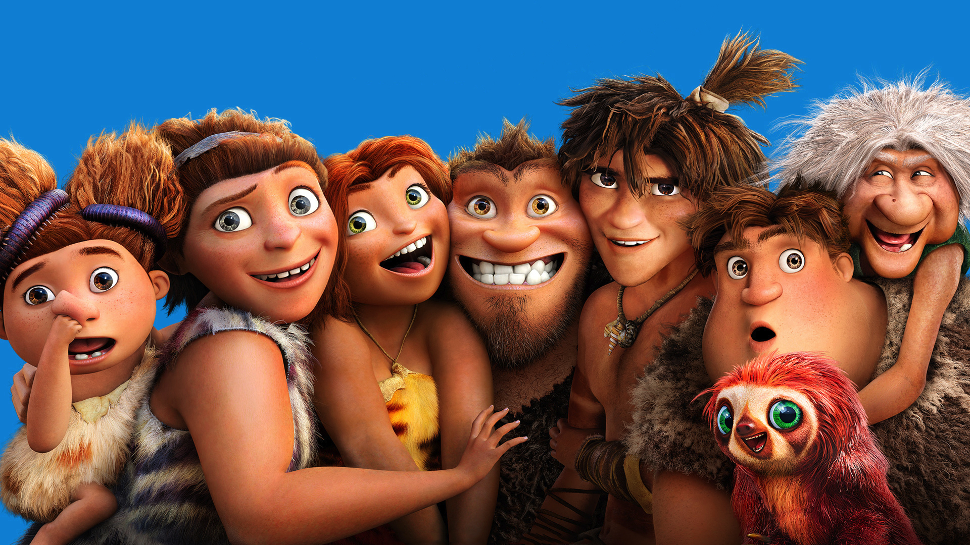 THE CROODS Animation Adventure Comedy Family cartoon movie d wallpaperx1080