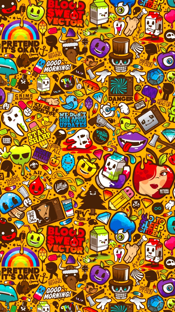 Colorful Colors Artistic Pop Art