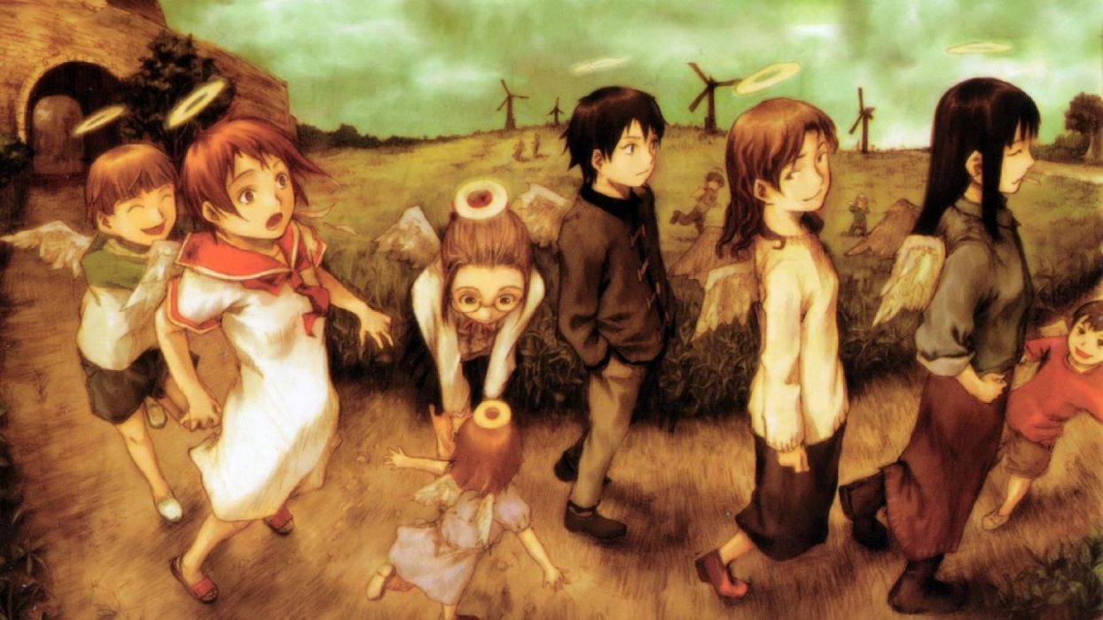 HAIBANE RENMEI animation drama fantasy wallpaperx1080