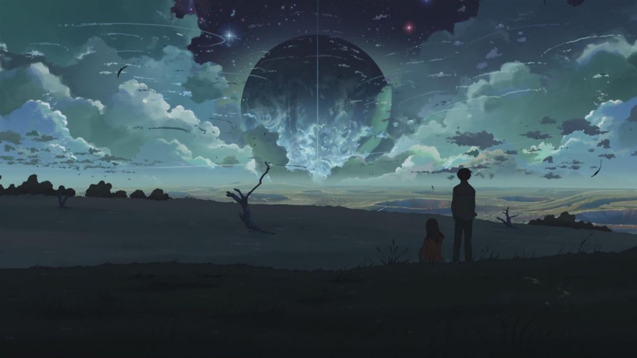 Makoto Shinkai 5 Centimeters Per Second The Place Promised in Our Early Days wallpaperx1080