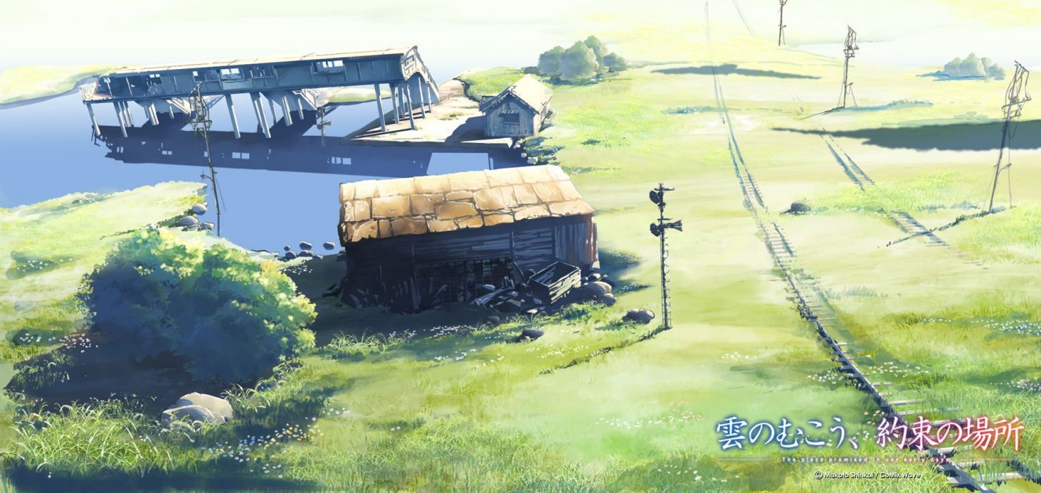 Makoto Shinkai The Place Promised in Our Early Days wallpaperx900