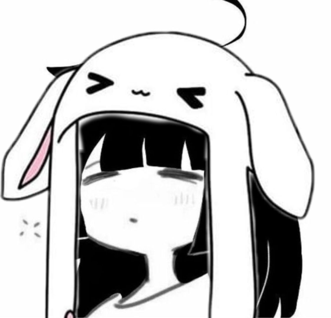 Matching Bunny Hat (2 2) In 2021. Cute Anime Profile Picture, Cute Anime Pics, Girl Cartoon Characters