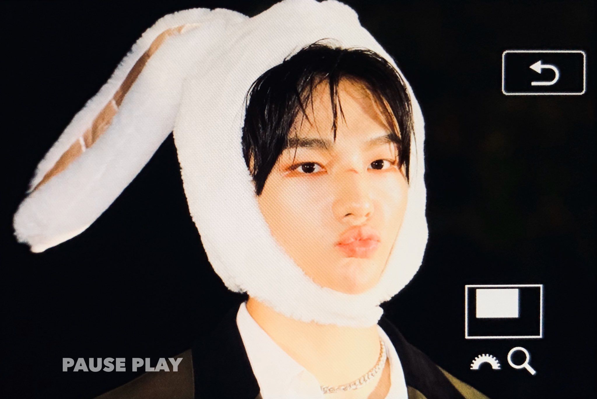 hyunjin 191020 2019 cute fansign halloween bunny pout smile soft precious pfp icon aeygo hat. Anime guys, Kids, Kpop hat