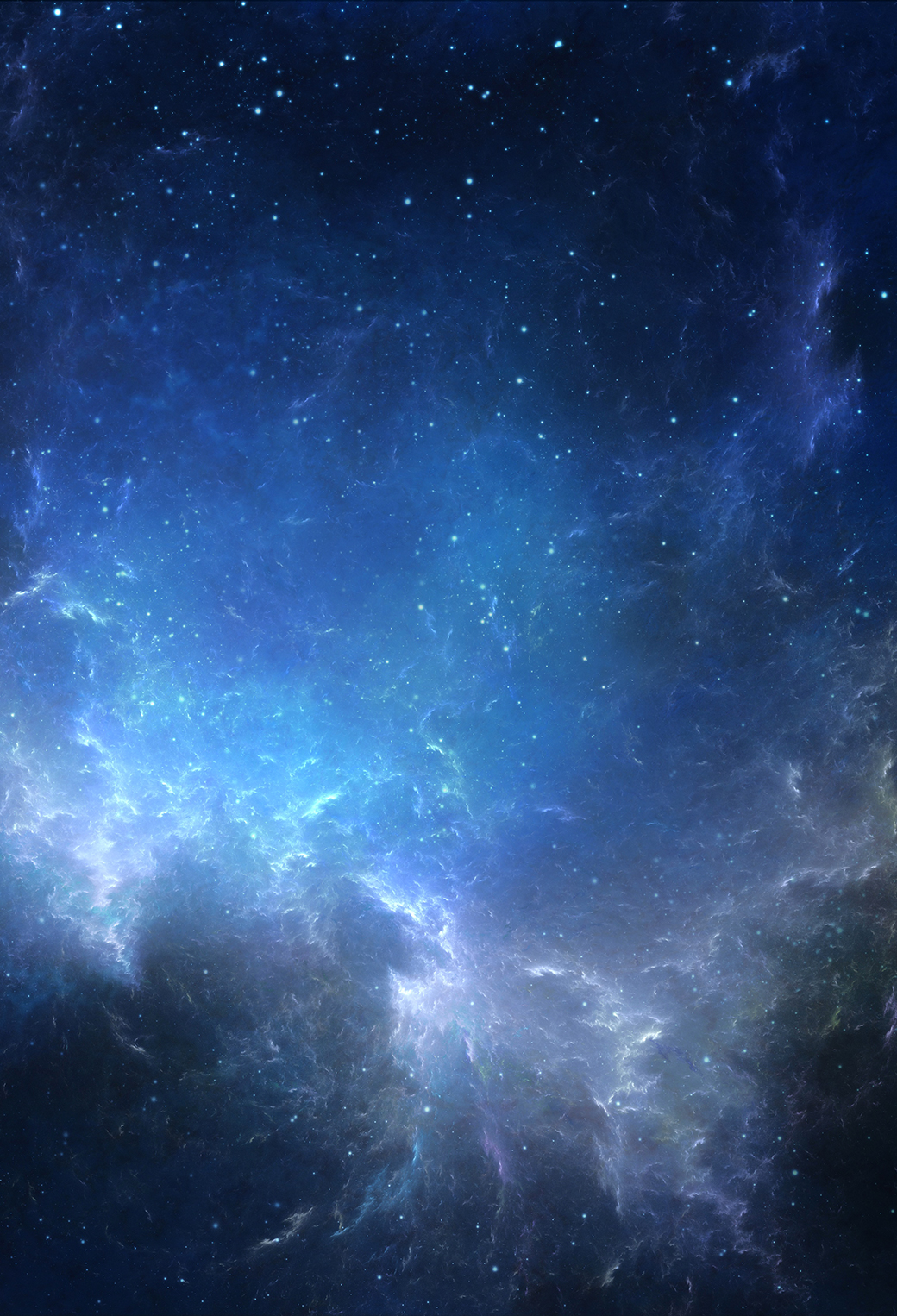 Blue Space Wallpaper for iPhone 11, Pro Max, X, 8, 7, 6