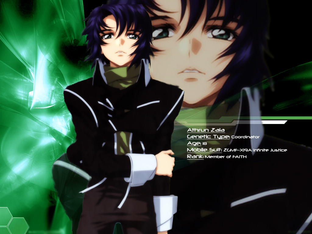 Mobile Suit Gundam SEED Destiny Wallpaper: ZAFT Soldier: Athrun Zala