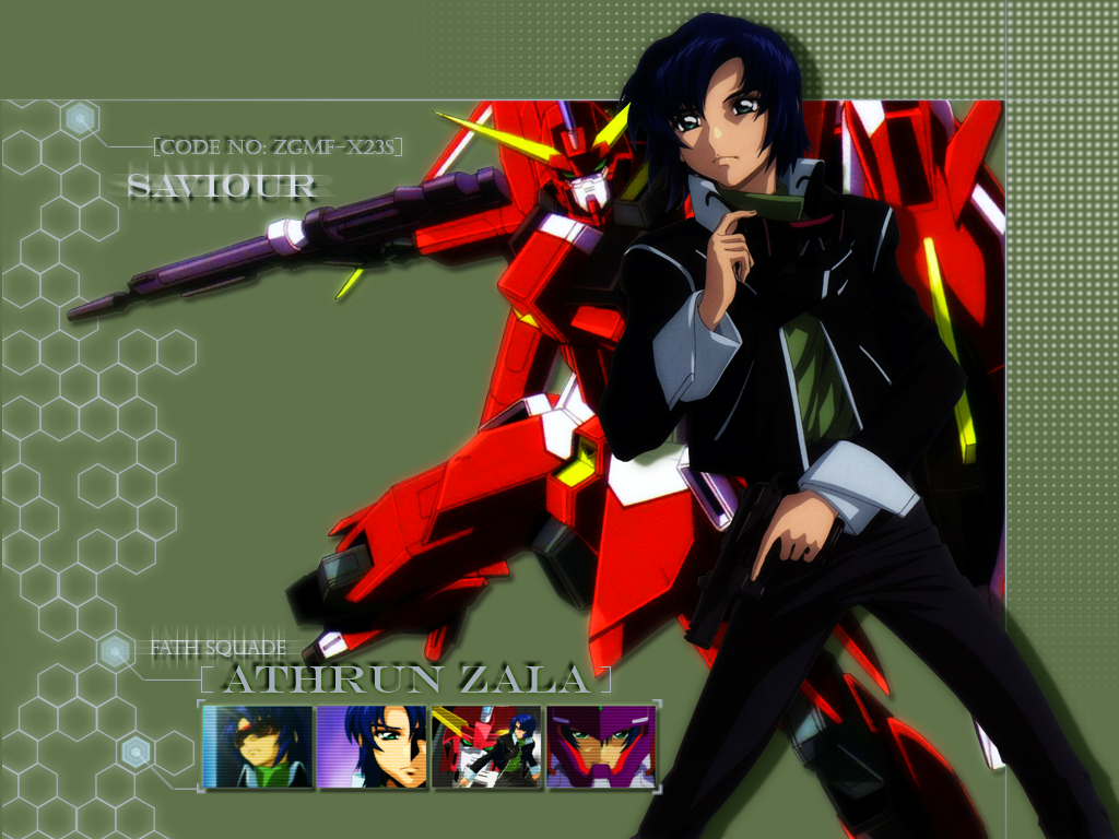 Mobile Suit Gundam SEED Destiny Wallpaper: Athrun Zala