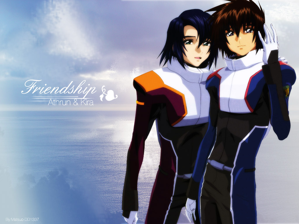 Mobile Suit Gundam SEED Destiny Wallpaper: Kira x Athrun