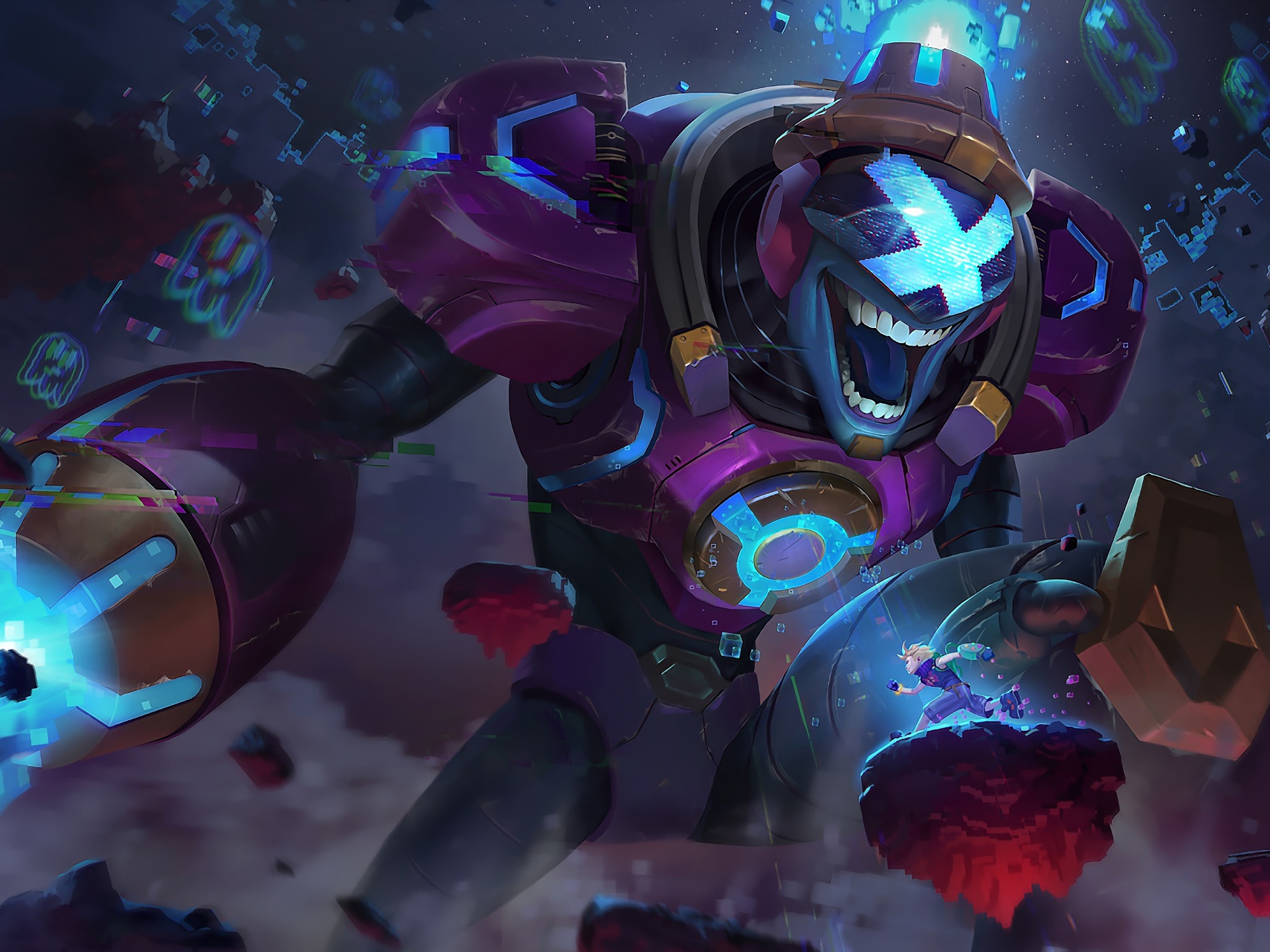 Wallpaper 4k Battle Boss Brand LoL Splash Art League of Legends Wallpaper