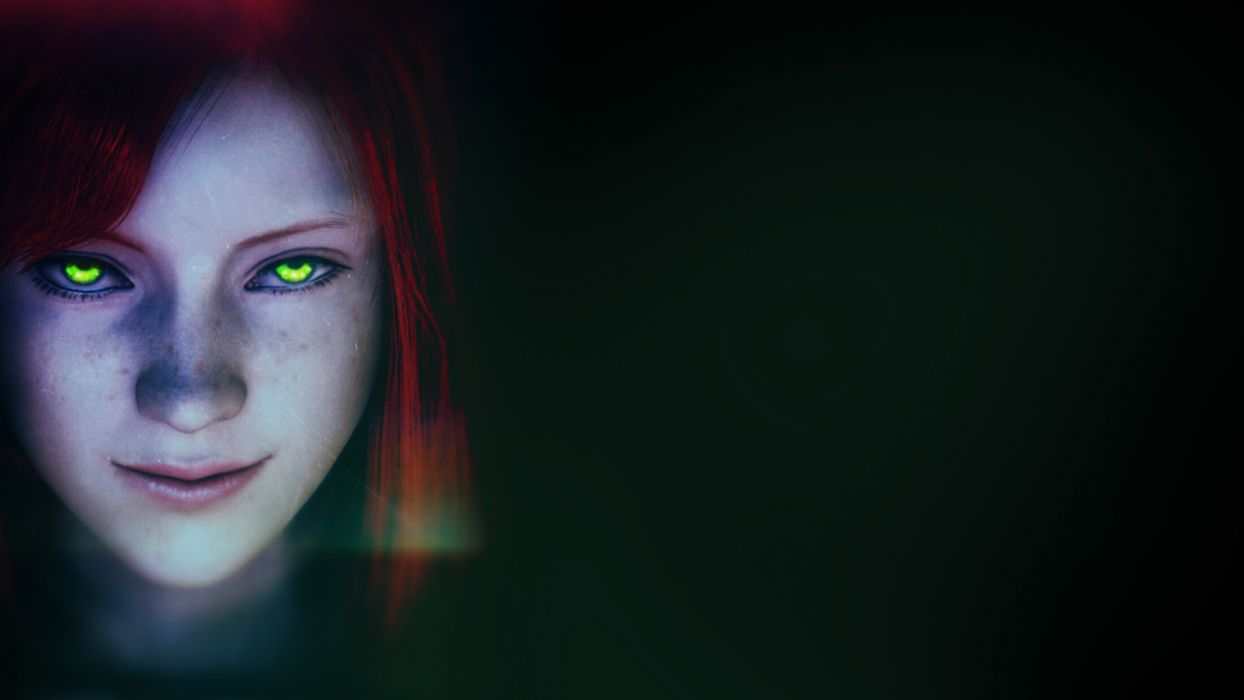 Rule of rose original dark diana (rule of rose) green eyes photohop red hair rule of rose wallpaperx1080