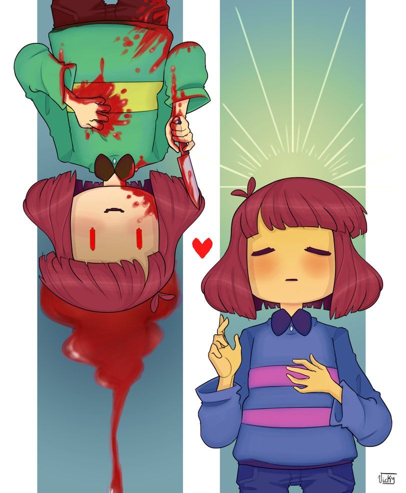 frisk and chara