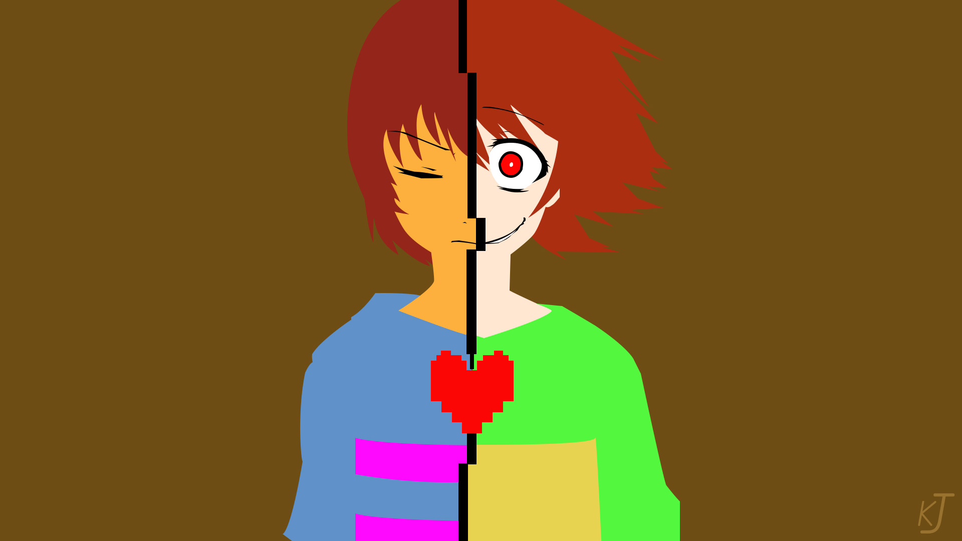 1920x1080 Chara (Undertale), Frisk (Undertale) wallpaper JPG. Mocah HD Wallpaper