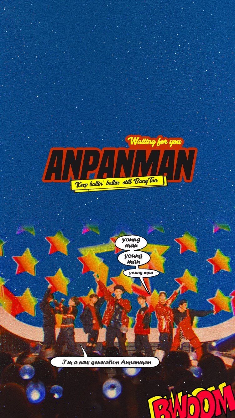 BTS Anpanman Wallpaper Free BTS Anpanman Background