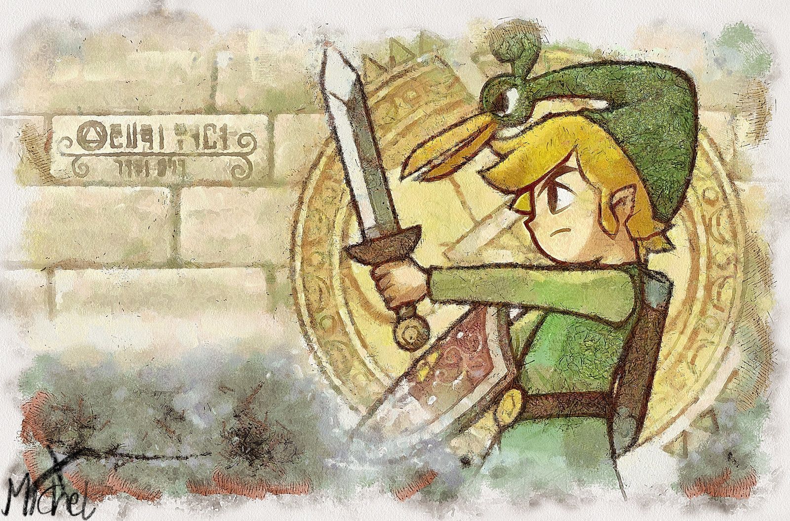 Legend of zelda minish cap. The Legend of Zelda Breath of the Wild in Minish cap. Тини линк. Zelda Minish cap Heart. Тини линк исполнитель.