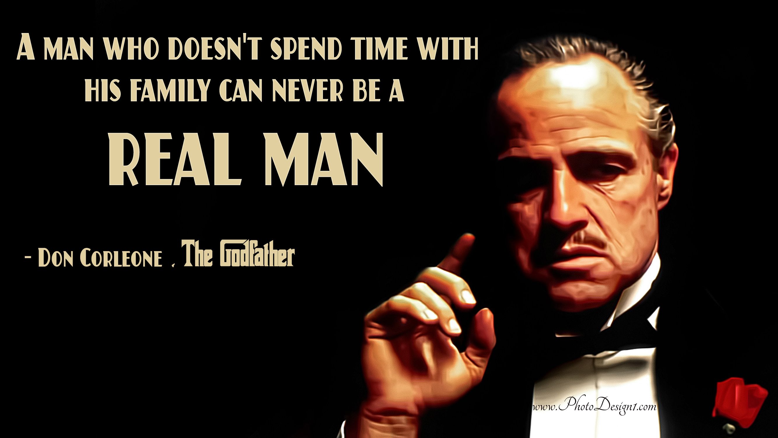 Don Vito Corleone Quote Wallpaper, PhotoDesign1. Godfather quotes, Vito corleone quotes, The godfather
