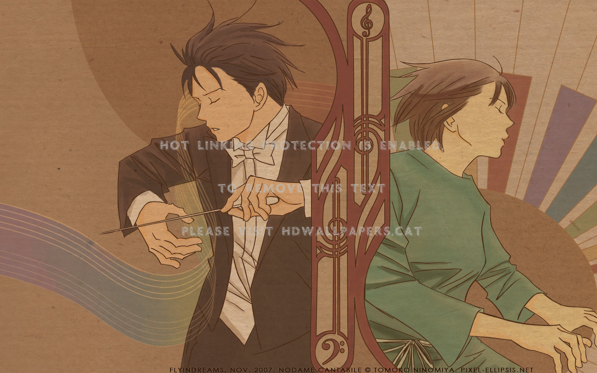nodame cantabile couple music chiaki anime