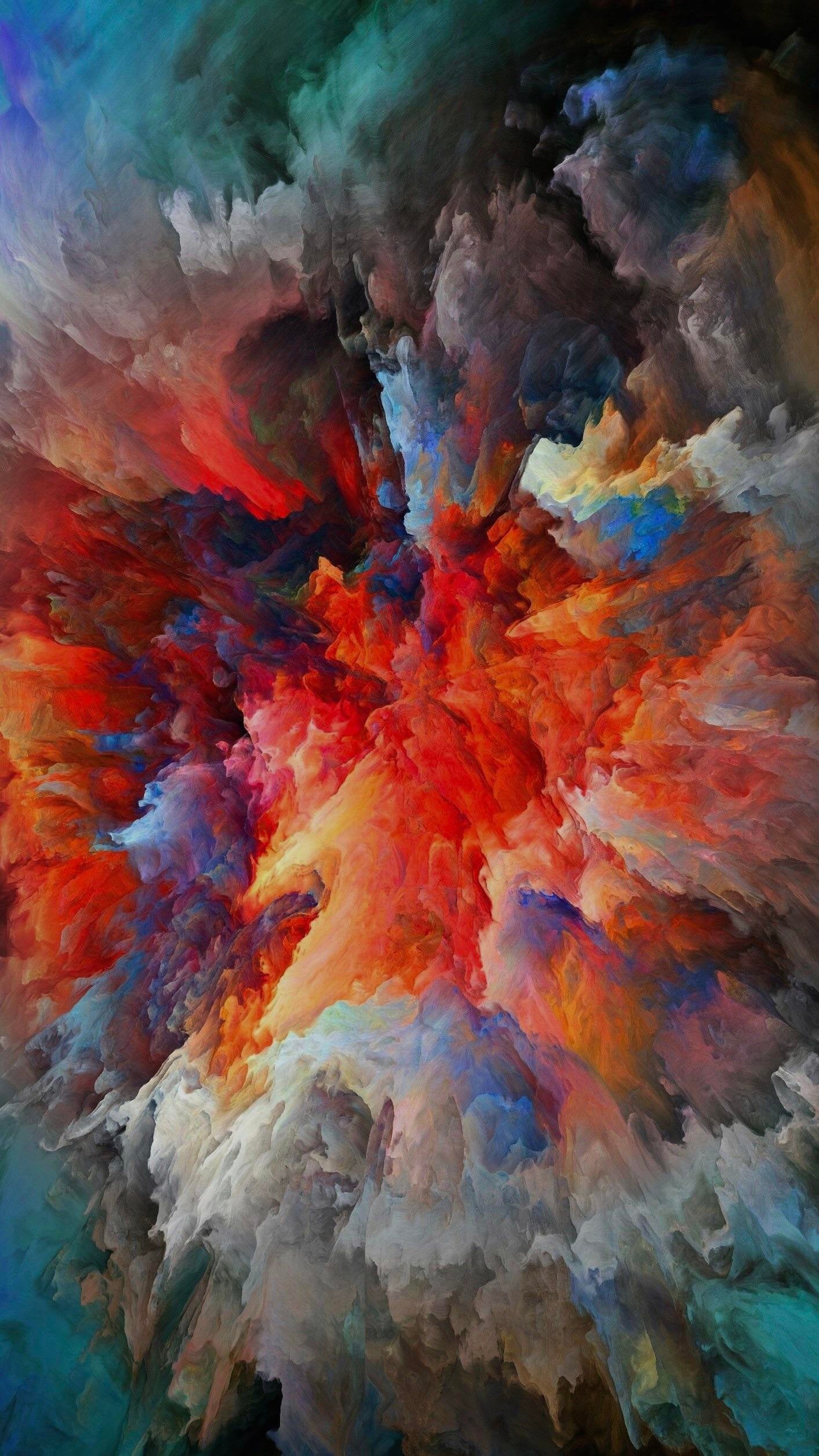 Colour Explosion. iPhone X Wallpaper X Wallpaper HD