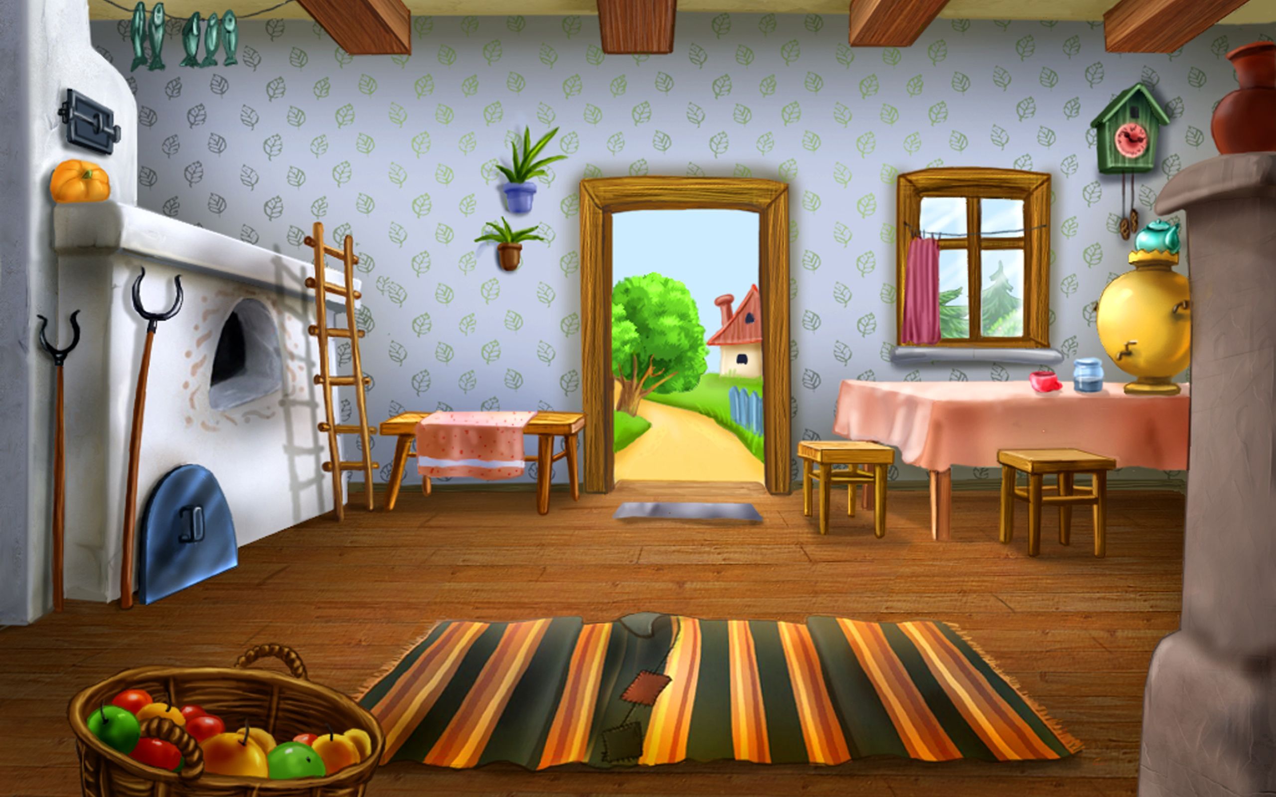 Cartoon Home Wallpaper