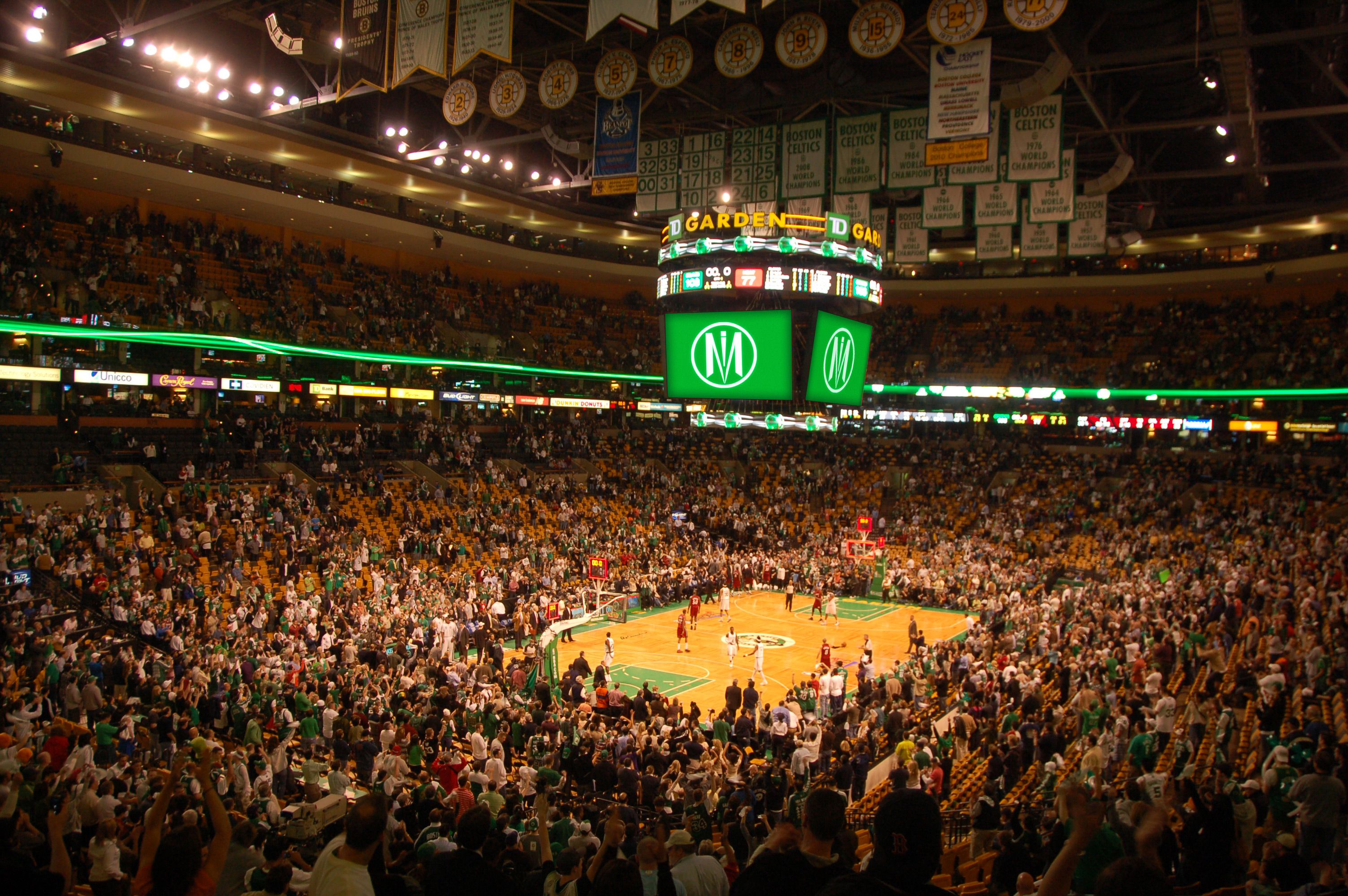 Td garden celtics hi-res stock photography and images - Alamy
