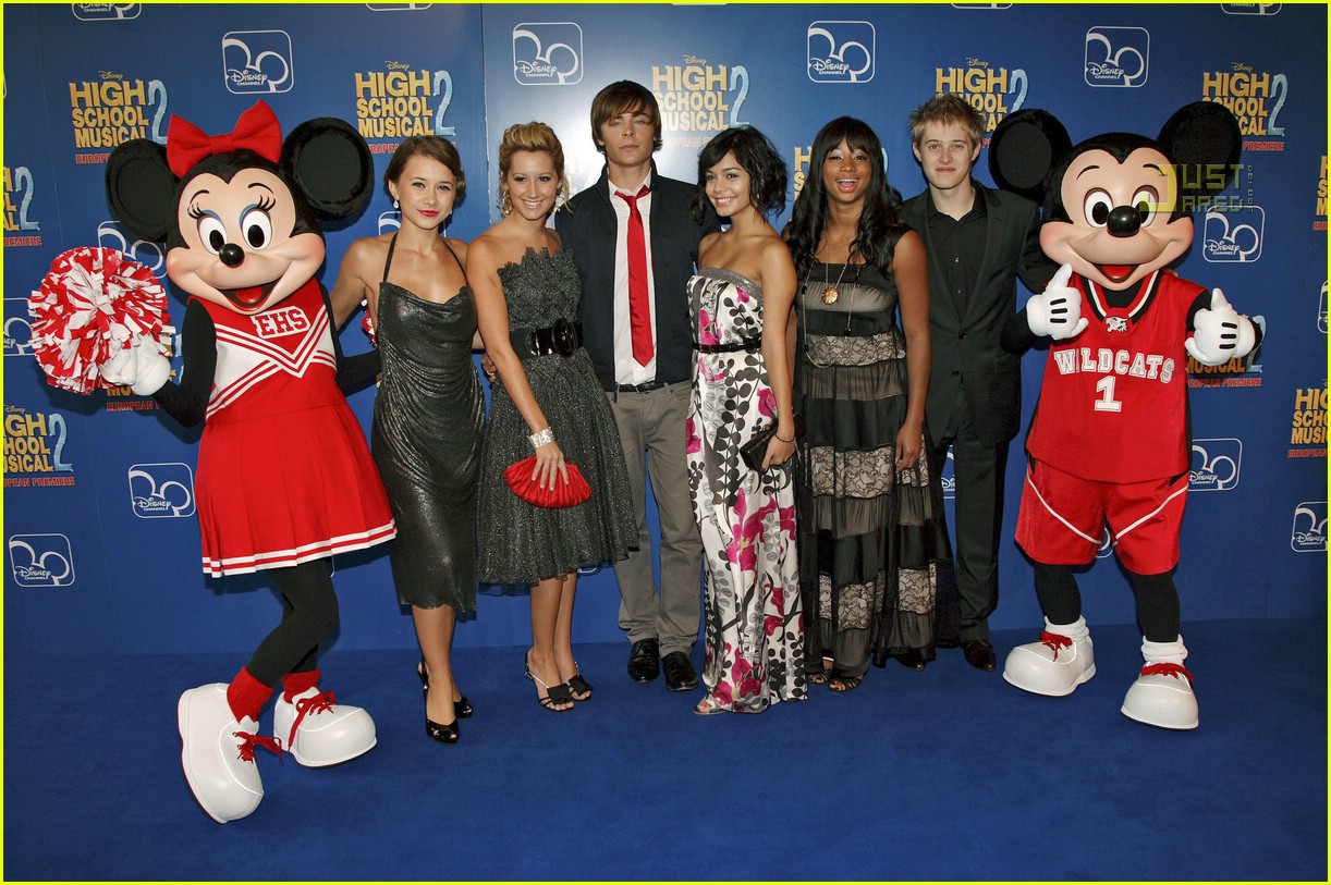 High School Musical 2' London Premiere: Photo 558921. Ashley Tisdale, Lucas Grabeel, Monique Coleman, Olesya Rulin, Vanessa Hudgens, Zac Efron Picture