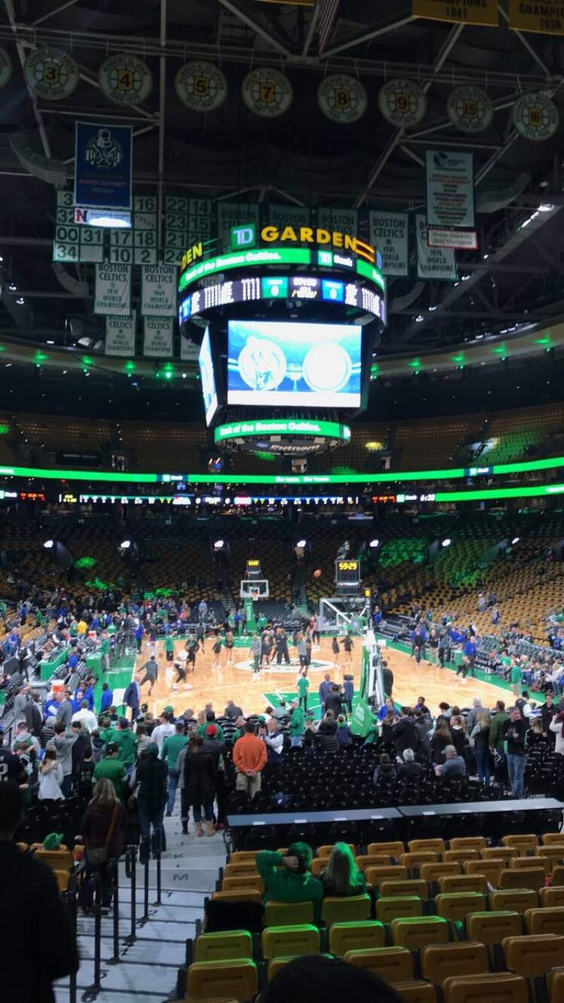 Photos of the Boston Celtics at TD Garden