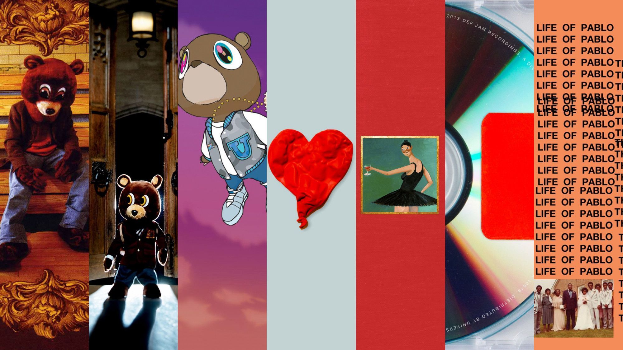 Kanye West All Albums Wallpaper