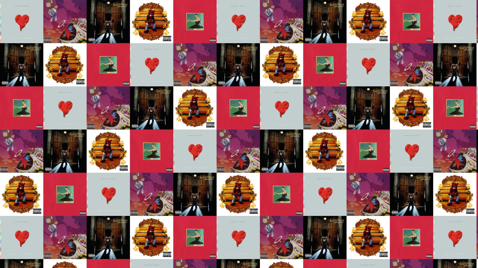 Kanye West 808s Heartbreak Kanye West Graduation Wallpaper « Tiled Desktop Wallpaper
