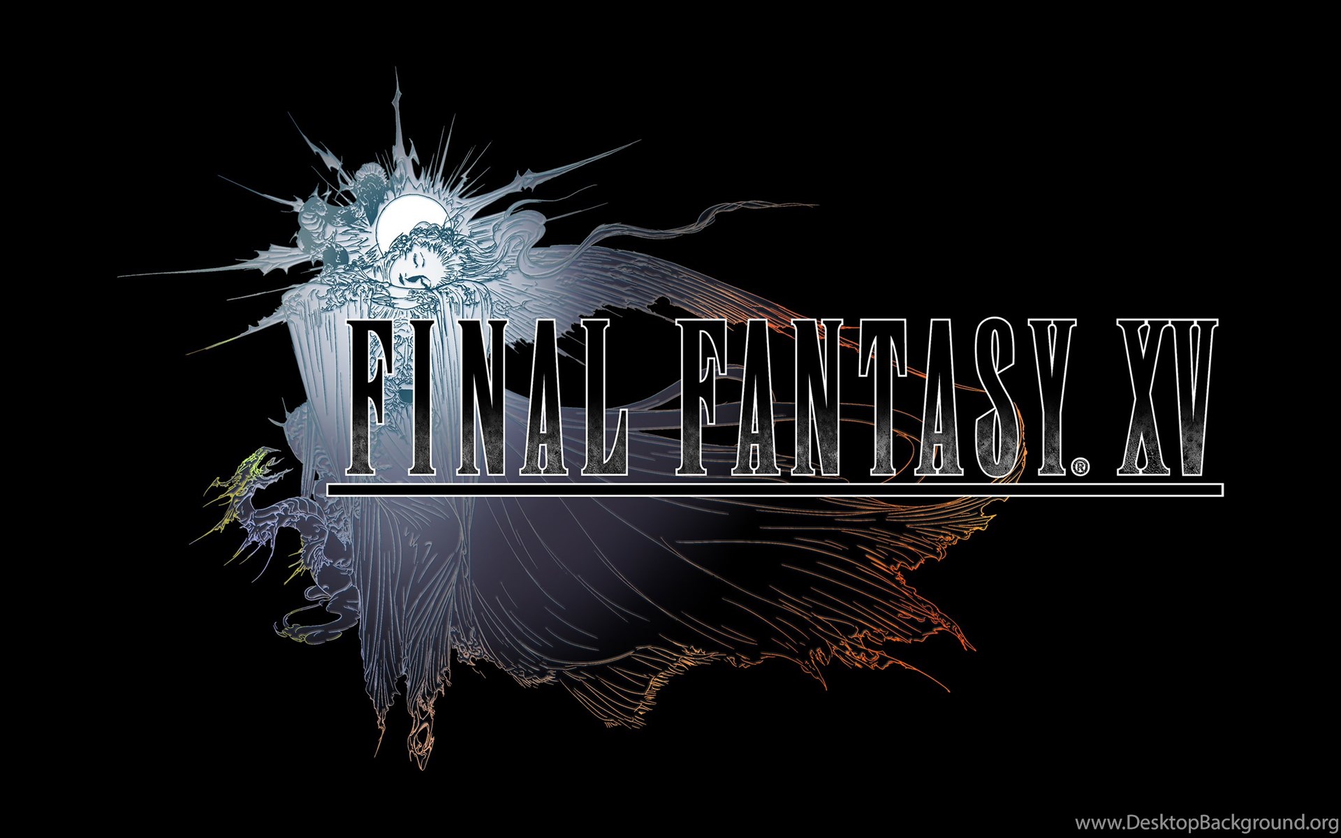 Final Fantasy XV Game Logo Wallpaper 2560x144. 855 Desktop Background
