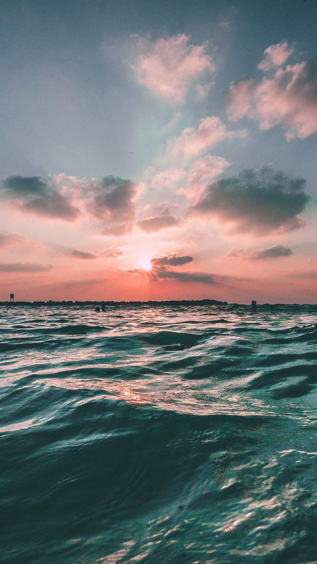Phone Wallpaper Landscape Ocean Sea Sea #Wallpaprs #Background #iPhone #iPhone11 #iPhoneWa. iPhone wallpaper ocean, Ocean wallpaper, Sunset wallpaper