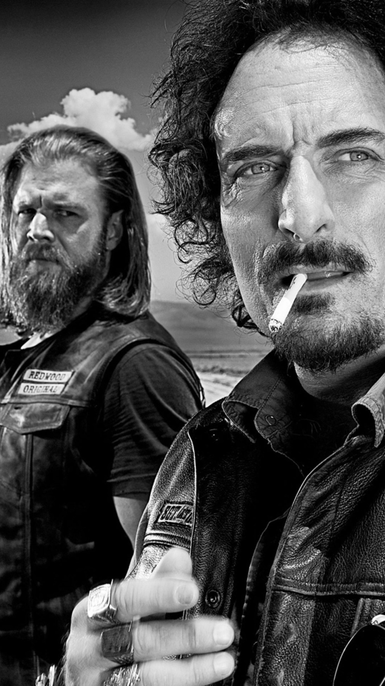 Opie and Tig in Sons of Anarchy Wallpaper for iPhone 8